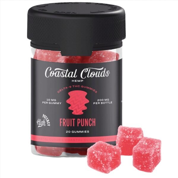 coastal clouds delta 9 fruit punch gummies 200mg 37944466538575