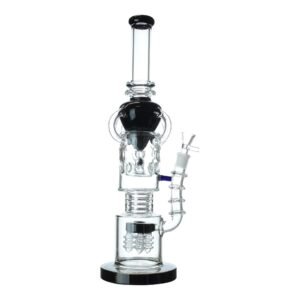 Colored Cone Recycler Bong - 17in