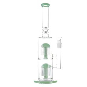 Colored Double Tree Bong - 16in