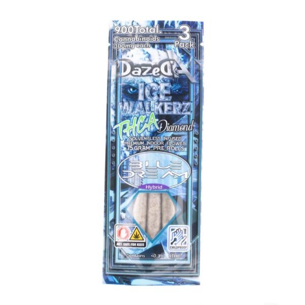 dazed icewalker thc a pre rolls 3pk 36910669693007