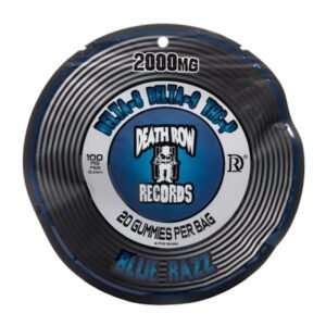 Death Row Signature Blend Blue Razz Gummies - 20ct