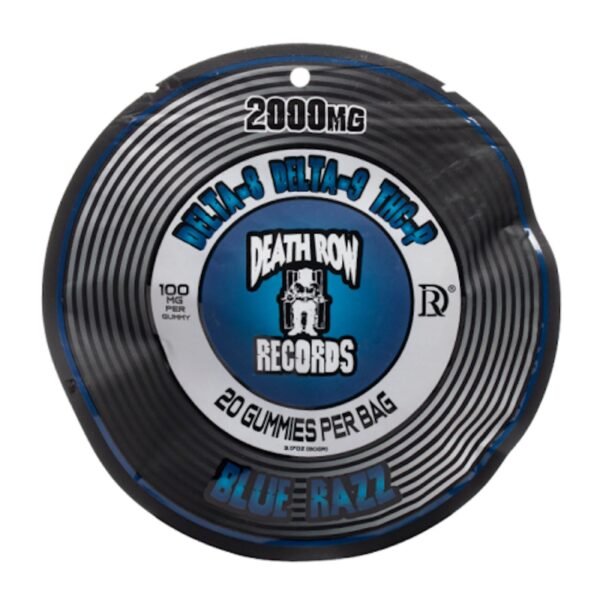 death row signature blend blue razz gummies 20ct 37089255325775