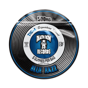 Death Row Signature Blend Blue Razz Gummies - 5ct