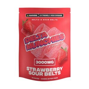 Delta Munchies Delta 8 Sour Belts - 3000mg
