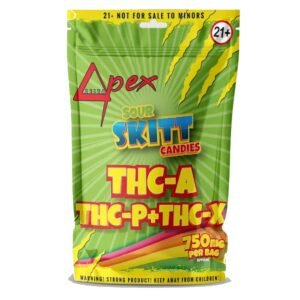 Delta Pex Sour Skitt THC-A + THC-X Candies - 750mg