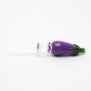 empire glassworks eggplant honey straw 5 5in 16164108107855