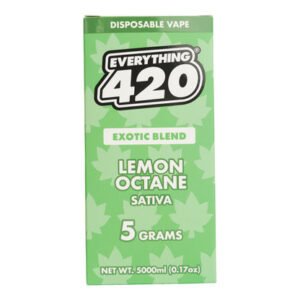 everything 420 lemon octane exotic blend vaporizer 5000mg 37963687231567