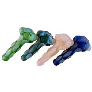 frosted bumpy spoon pipe 4 5in 31969216102479