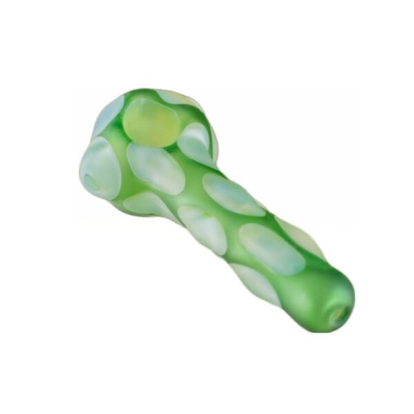 frosted bumpy spoon pipe 4 5in 31969276919887