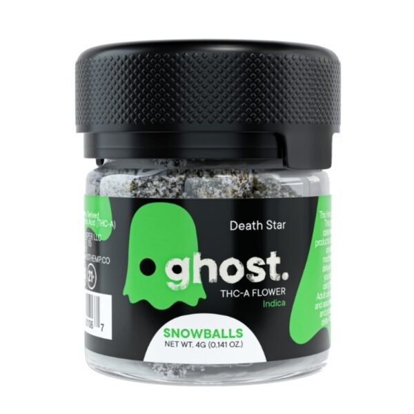 ghost thc a snowball death star flower 4g 37805935493199