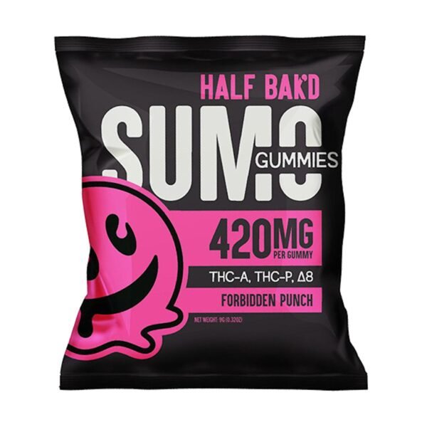 half bakd thc a delta 9 sumo gummies 2ct 37681092100175