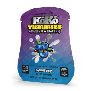 Koko Nuggz Delta 8 + Delta 9 Yummies - 3000mg