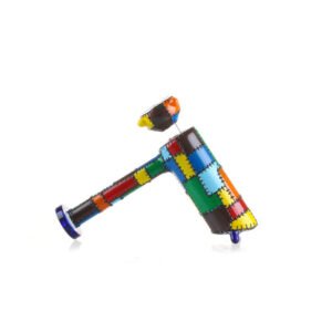 patched quilt layback bubbler 8in 32698531020879
