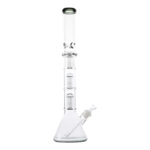 Ringed Triple Tree Perc Bong - 21in