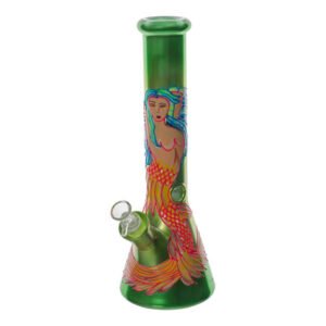 the glowing graphic beaker bong 14in 33394197561423