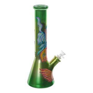 the glowing graphic beaker bong 14in 33394197626959
