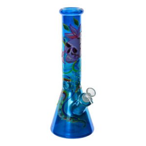 the glowing graphic beaker bong 14in 33394220630095