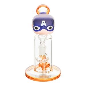 The Super Hero Bobble Bong - 8 inches glass bong