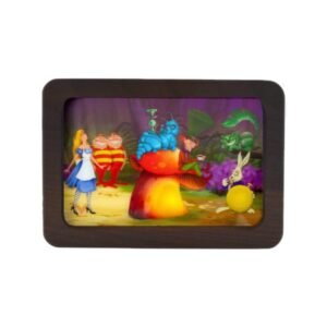 V Syndicate Alice Mushroom 3D HD Wood Rolling Tray - 12in