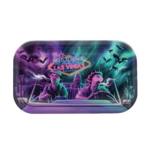 V Syndicate Bat Country Metal Rolling Tray - 7in