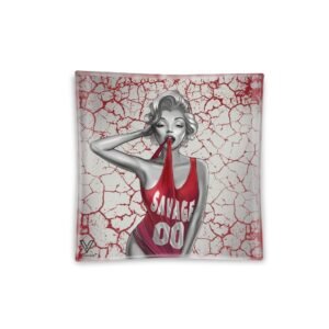 V Syndicate Dank Diva Square Glass Ashtray - 4.5in