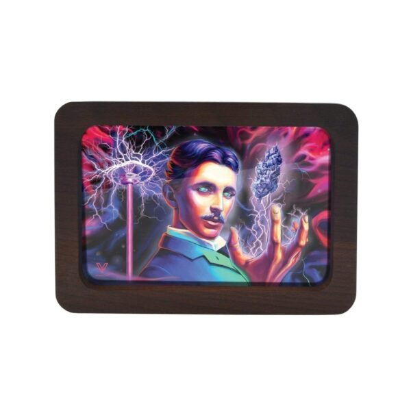v syndicate high voltage 3d hd wood rolling tray 12in 34839928340559