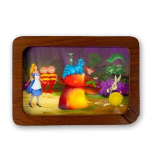 v syndicate small high def wooden rolling tray 7 5in 15997779837007