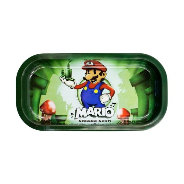 v syndicate smoke sesh metal rolling tray 7in 14212624678991