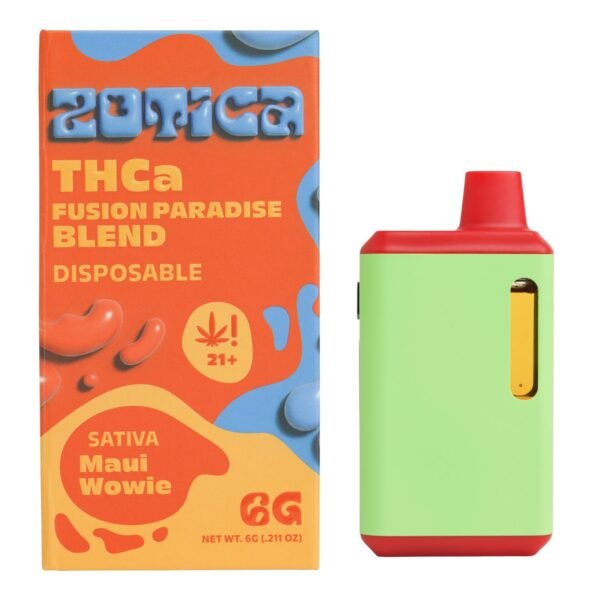 zotica digital display maui wowie thc a vaporizer 6000mg 37963682578511