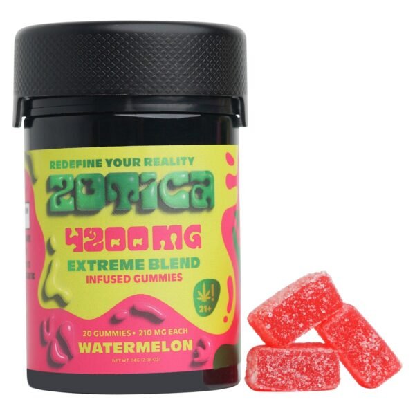 zotica extreme blend watermelon gummies 4200mg 37963170545743